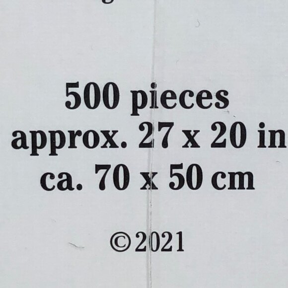 New sealed Ravensburger 500 pcs Large Format Puzzle-Cozy Wine Terrace - Picture 13 of 14